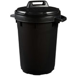 Strata 90L heavy duty garden bin black - British product