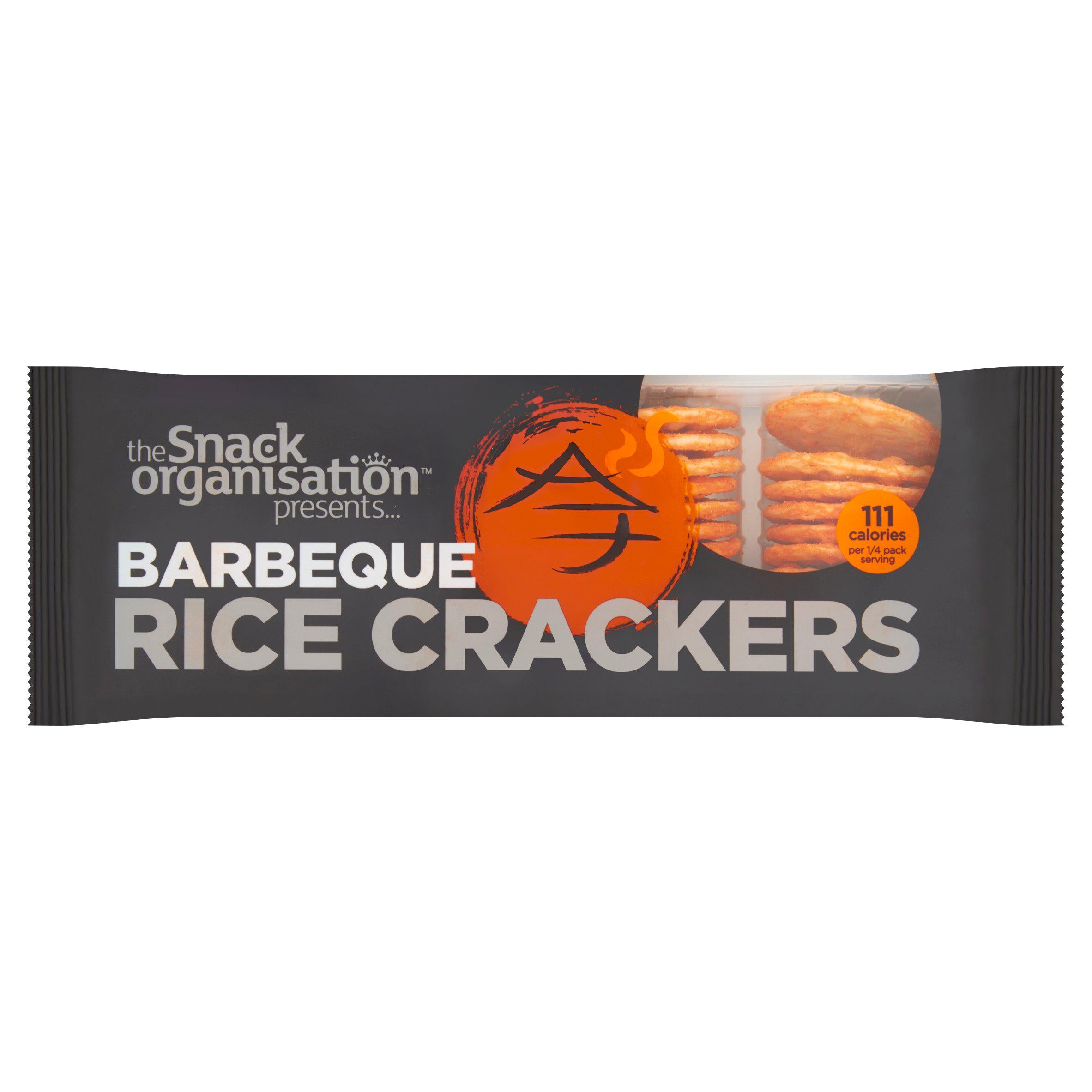 The Snack Organisation Barbeque Rice Crackers 100g Crackers Sainsburys   