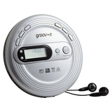 Groov-e retro personal CD player silver - British product