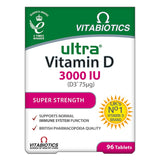 Vitabiotics Ultra Vitamin D 3000IU 96 Tablets Vitamin D Holland&Barrett   