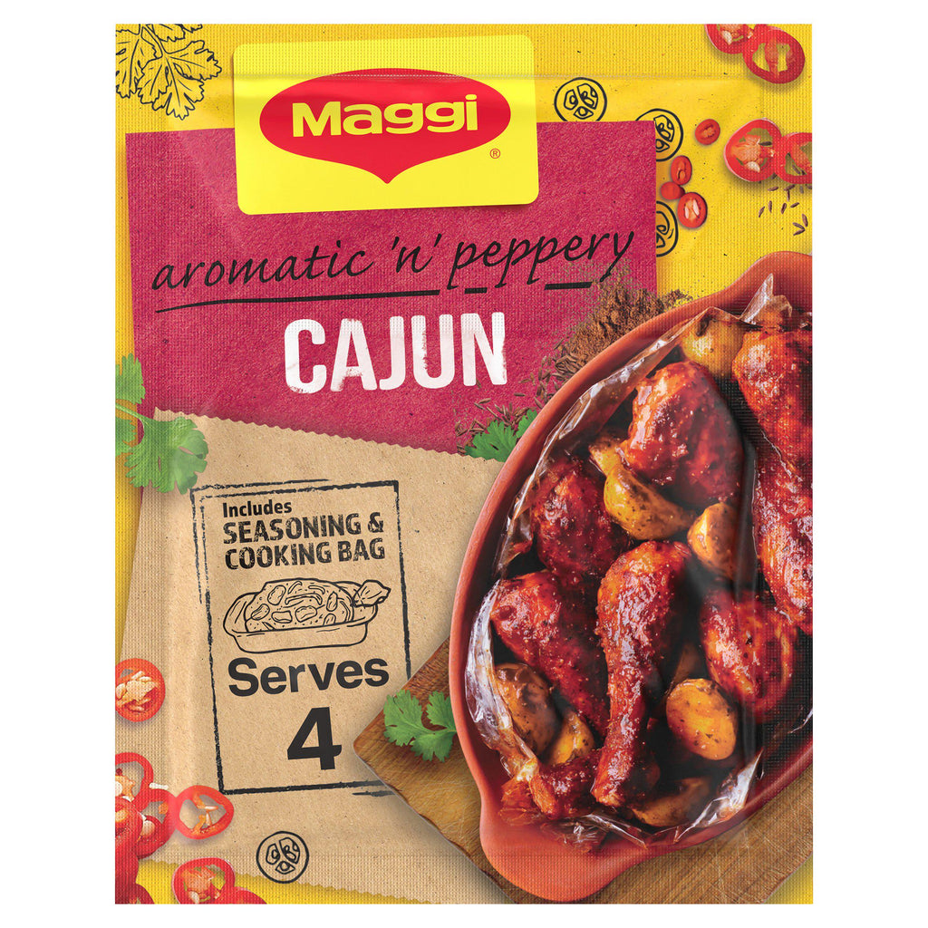 Maggi So Juicy Aromatic & Peppery Cajun Chicken Herbs & Spices Recipe Mix