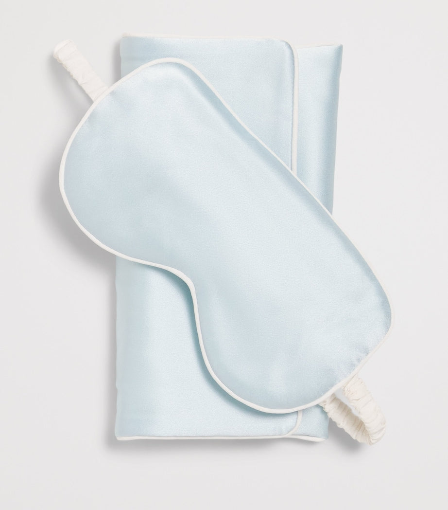 Olivia von Halle silk Audrey eye mask (British brand)