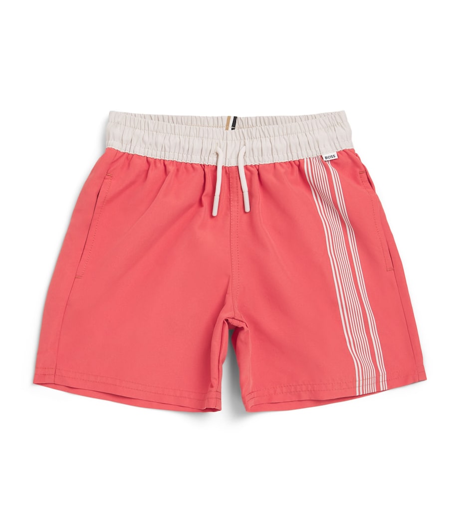 BOSS Kidswear stripe swim shorts for kids 4-16 years - British product