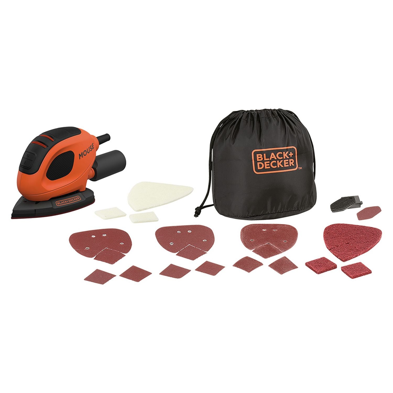 Black+Decker Mouse Sander 55W detail sander, imported from the UK