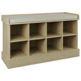 Kempton Shoe Bench - Oak