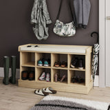 Kempton Shoe Bench - Oak