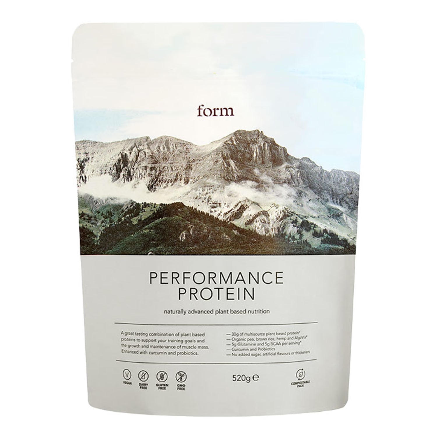 Form Nutrition protein powder Chocolate Hazelnut 520g, imported from the UK