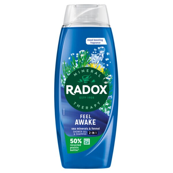 Radox Feel Awake 2-In-1 Body Wash & Shampoo 450ml GOODS Superdrug   