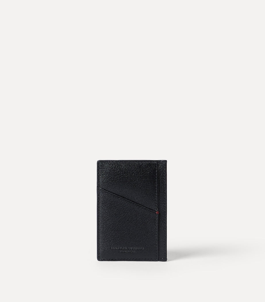 Brunello Cucinelli leather card holder, imported from the UK