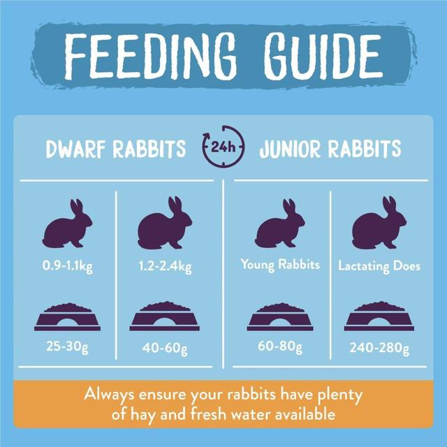 Burgess Excel Junior And Dwarf Rabbit Food   3kg GOODS M&S   