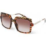Police brown SPLG20M sunglasses 54, imported from the UK