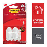 Command Small white general Hook 2PK DIY ASDA   