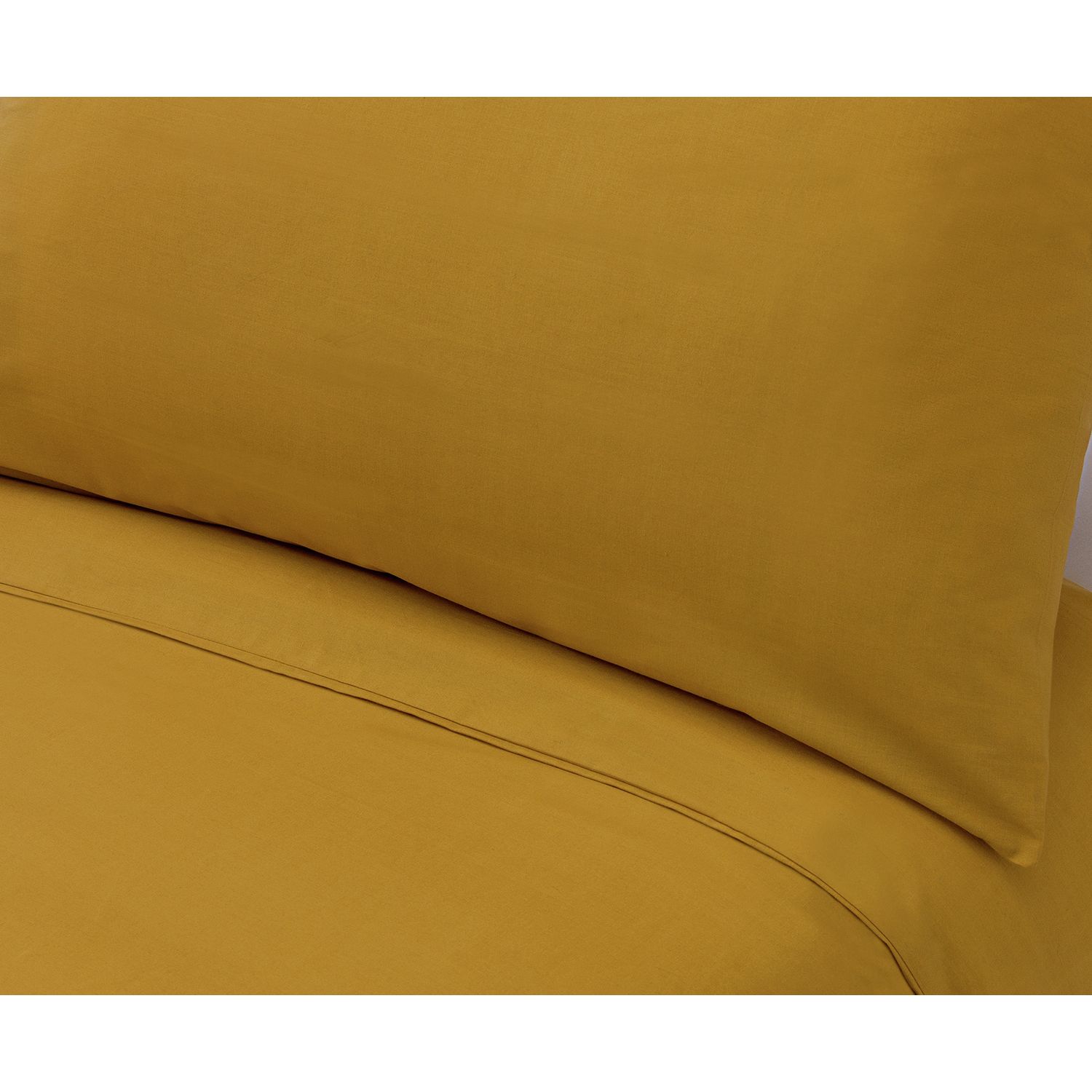 Habitat bedding set plain yellow single, imported from the UK
