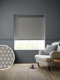 Emily Bond roller blinds Smoke Jaipur, imported from the UK