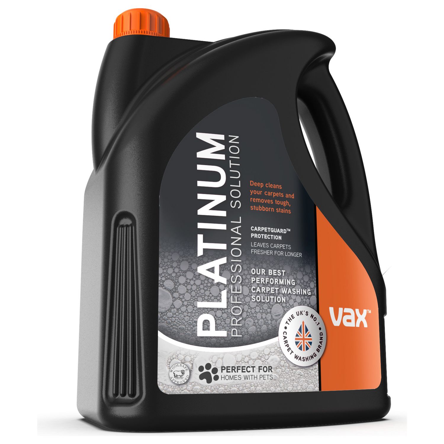 Vax Platinum carpet cleaning solution 4L, UK version