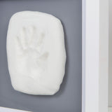 Bambino white photo frame and hand mould kit - British product