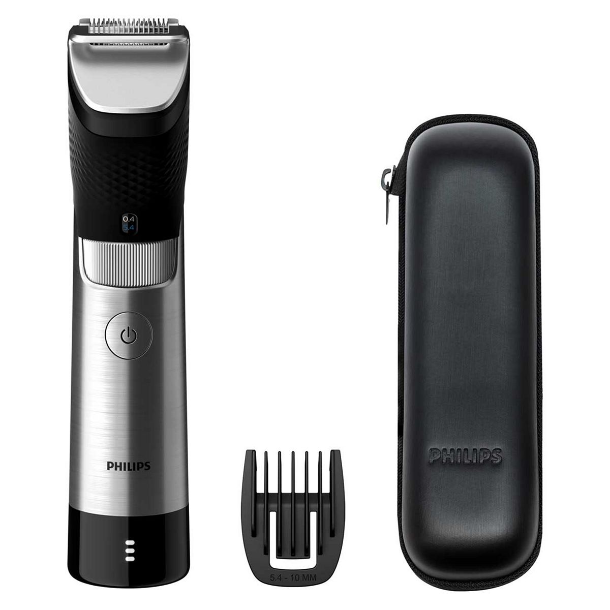 Philips Series 9000 Prestige Beard Trimmer with Steel Precision Technology and BeardAdapt Sensor, BT9810/13 Men's Toiletries Boots   