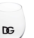 Dolce&Gabbana Casa set of two DG Millennials logo wine glasses - British product