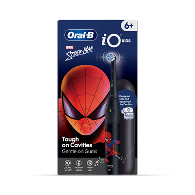 Holland & Barrett Oral-B iO Kids Marvel Spiderman Electric Toothbrush with 1 Toothbrush Head and 1 Travel Case- Buy online at McGrocer
