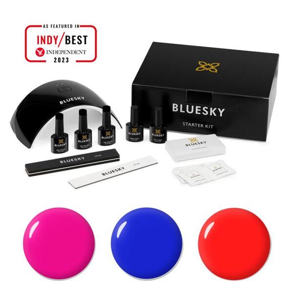 Bluesky Starter Kit Neon Gel Nail Polish (British brand)