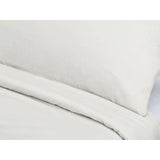 Habitat cotton rich plain cream bedding set single 180TC, UK version