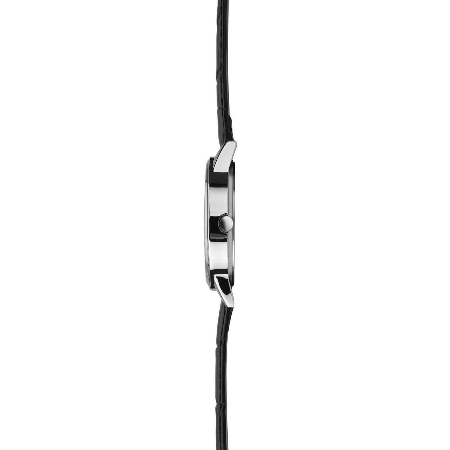 Sekonda black leather watch 40mm - British product