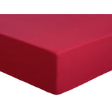 Habitat Easycare Plain Red Fitted Sheet - Double
