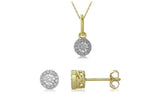 Revere 9ct Gold 0.15ct Diamond Earring and Pendant Set GOODS Argos