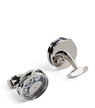 Harrods Tateossian Circle Gear Cufflinks- Buy online at McGrocer