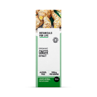 Holland & Barrett Botanicals For Life Organic Ginger Root Extract Herbal Supplement 50ml- Buy online at McGrocer