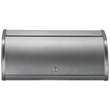 Argos Home stainless steel bread bin with roll top lid - British product