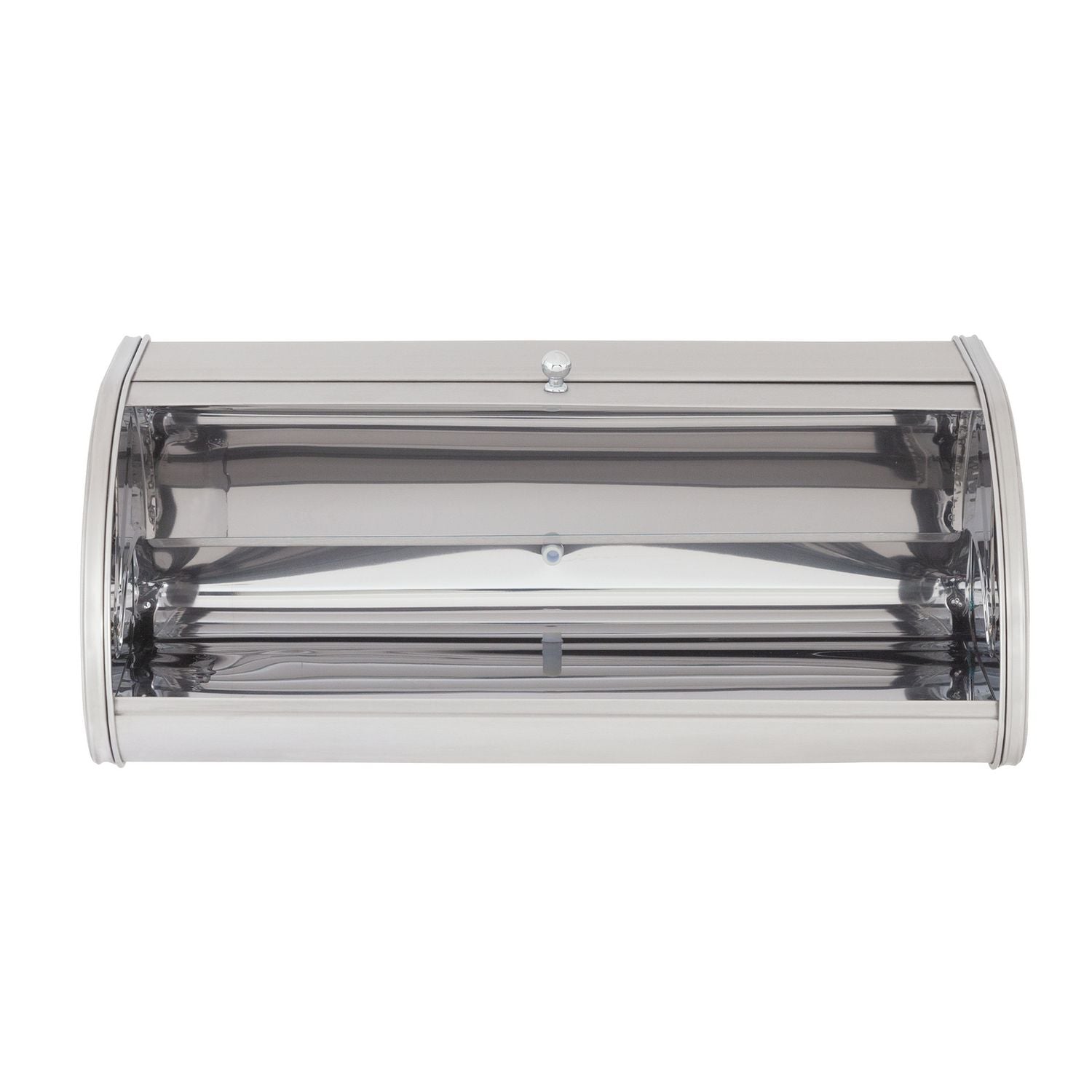 Argos Home stainless steel bread bin with roll top lid - British product