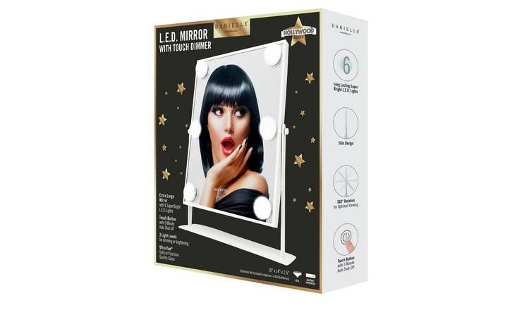 Danielle Creations White Hollywood Beauty Mirror GOODS Argos