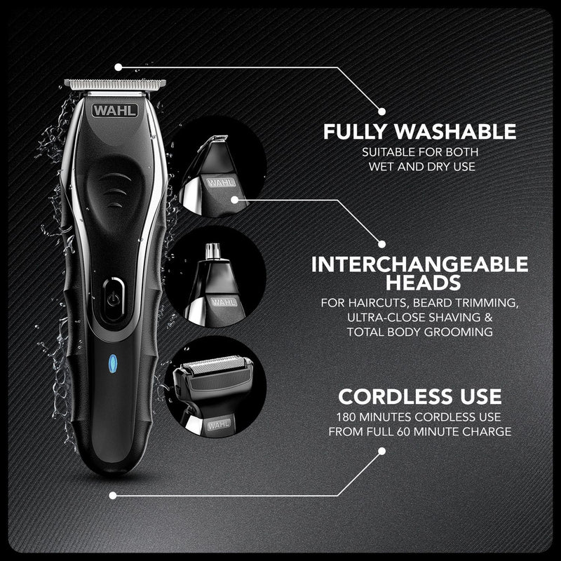 Wahl Aqua Blade beard trimmer kit, imported from the UK