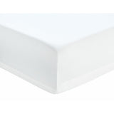 Habitat Cotton Rich 180TC Plain White Fitted Sheet-Superking