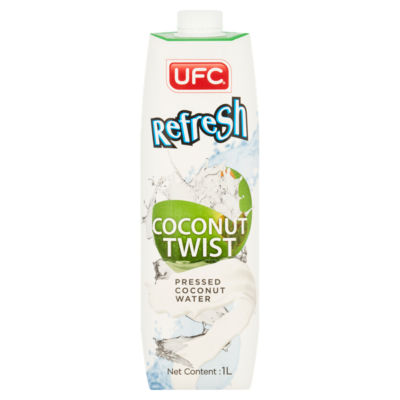 UFC Refresh coconut twist coconut water 1L, imported from the UK