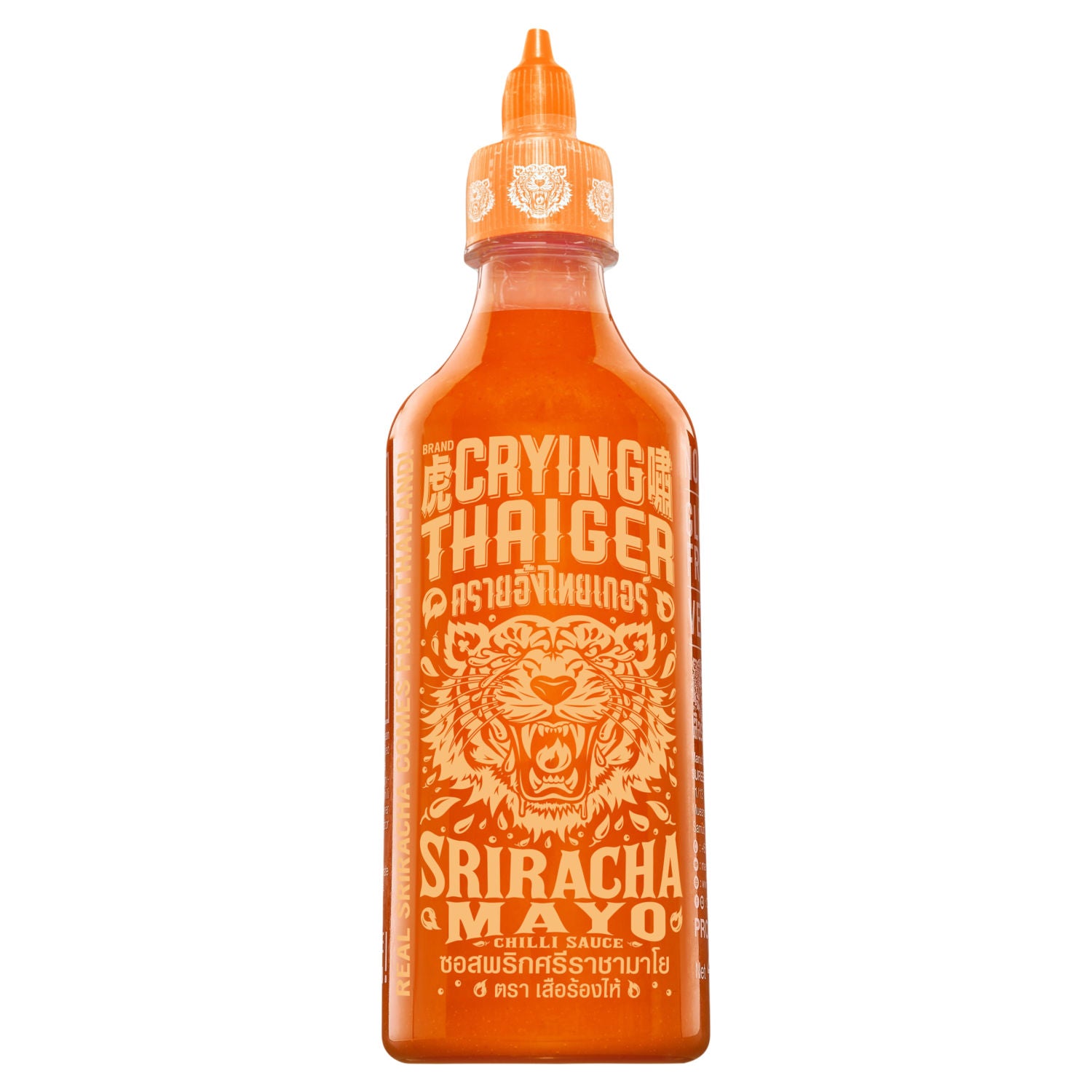 Crying Thaiger Sriracha Mayo chilli sauce 440ml, imported from the UK
