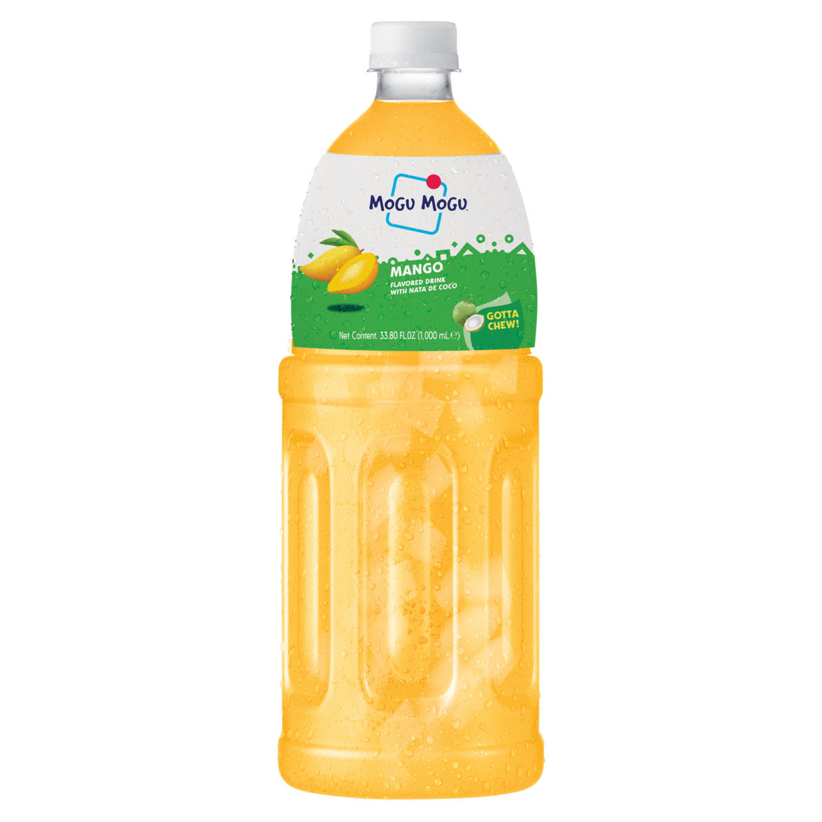Mogu Mogu mango drink with nata de coco 1L, UK version