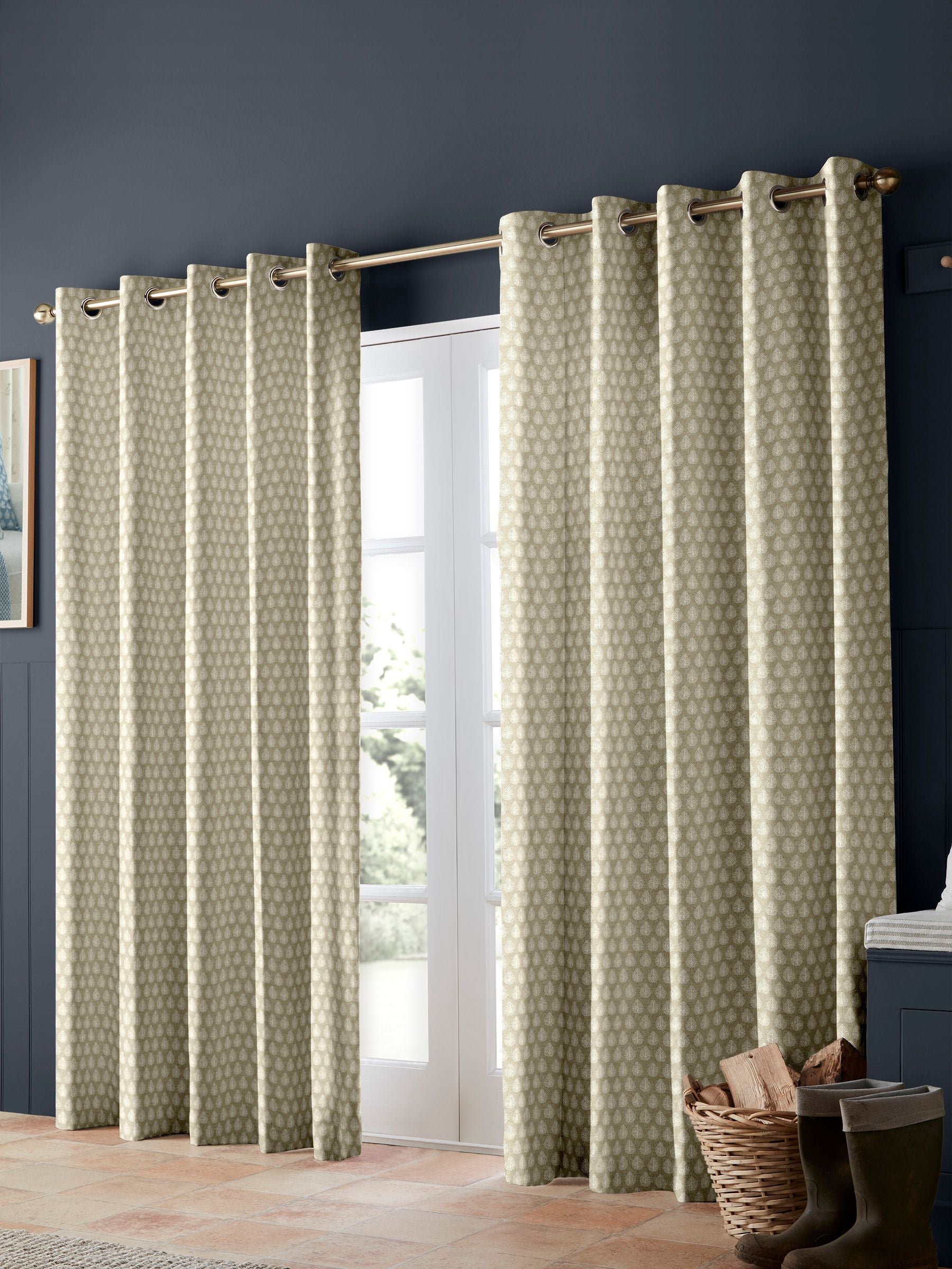 Emily Bond Jaipur made to measure cotton curtains - British product