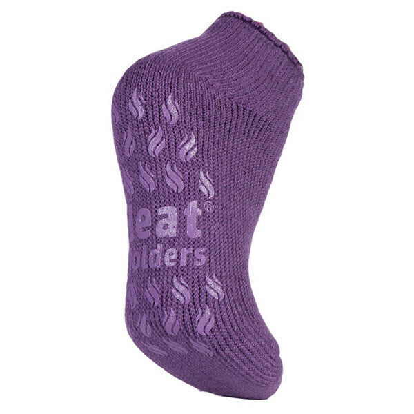 Heat Holders Ladies Ankle Thermal Slipper Socks 4-8 UK GOODS Superdrug Lilac  