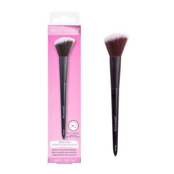 Brushworks angled contour brush vegan - British product
