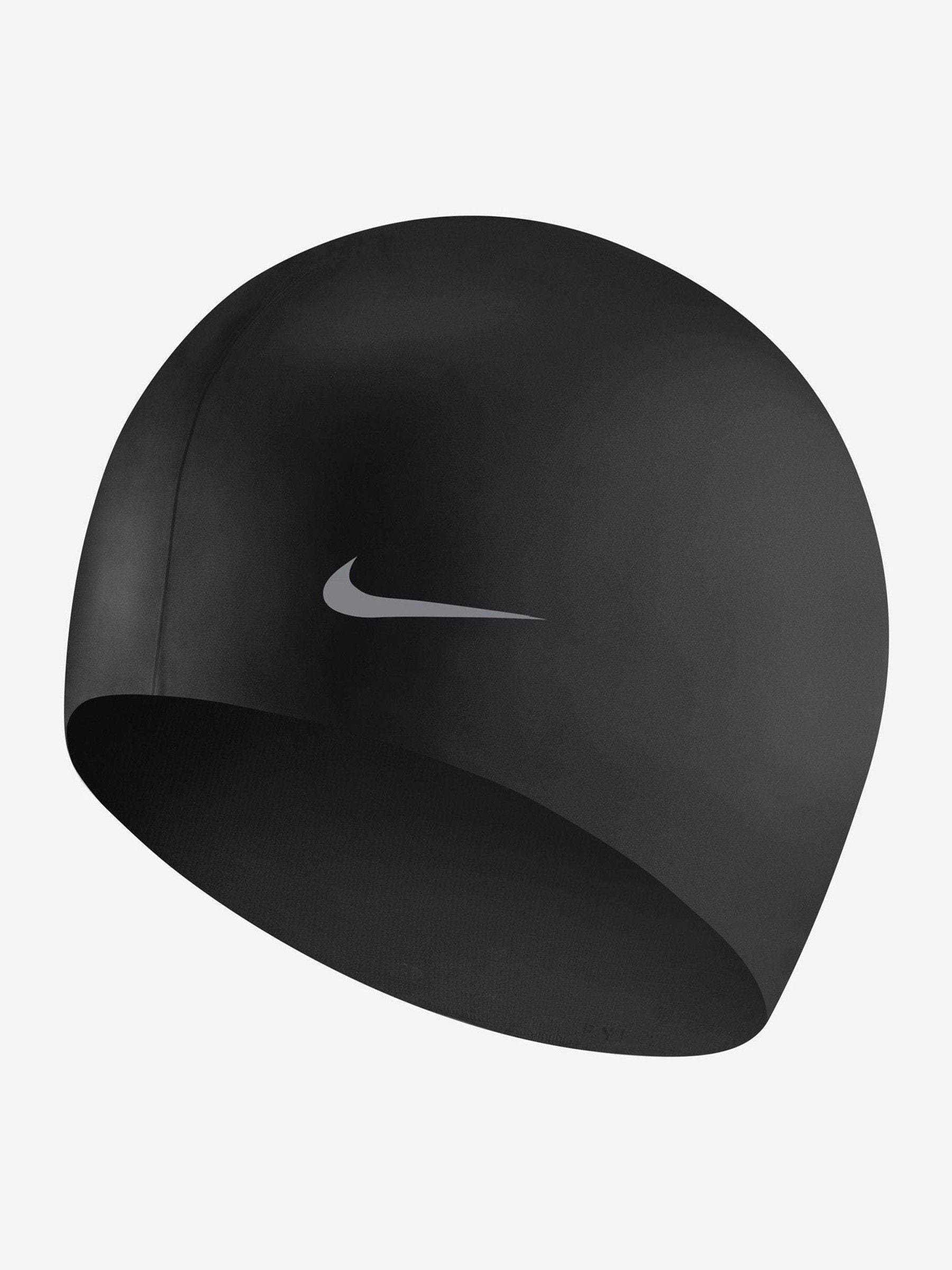 Nike black silicone swim cap one size (British brand)