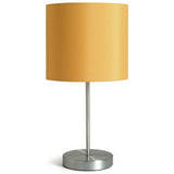 Argos Home satin stick table lamp in mustard (British brand)