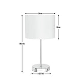 Argos Home satin stick table lamp in mustard (British brand)