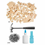 Totum Carpenter King 75-piece wooden set (British brand)