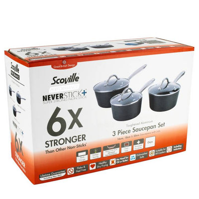 Argos Scoville 3 Piece Neverstick Performance Aluminium Pan Set- Buy online at McGrocer