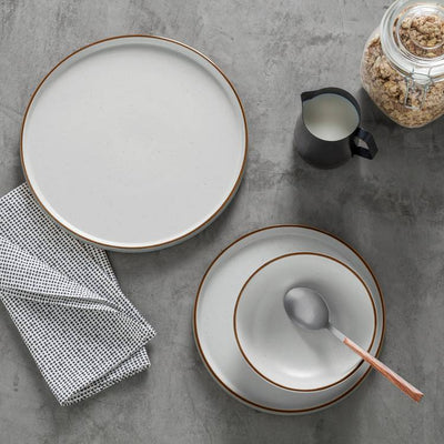 Argos Habitat Loft Living Speckle Grey Stoneware Dinner Set, 12 Piece- Buy online at McGrocer