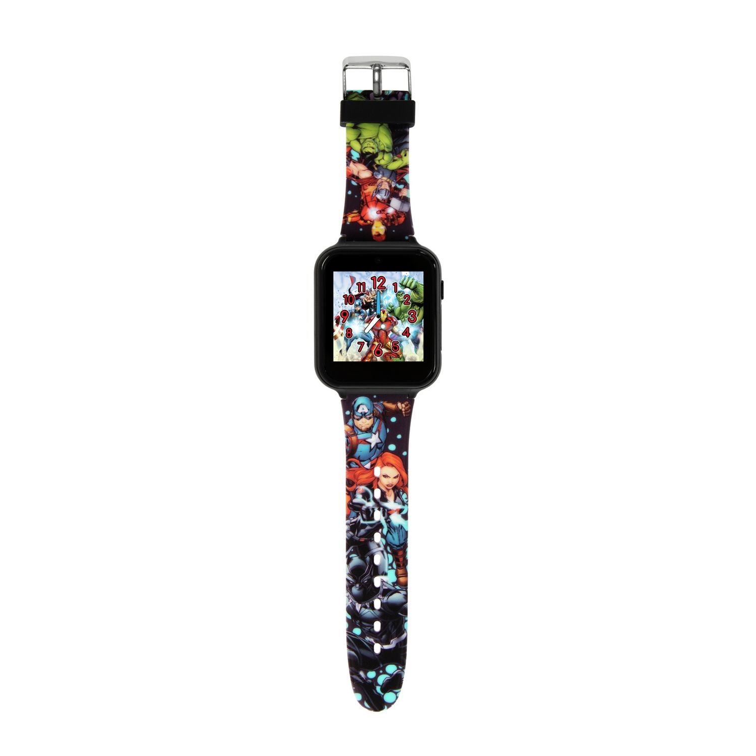 Disney Marvel Avengers kids smartwatch multicolored silicone strap, imported from the UK