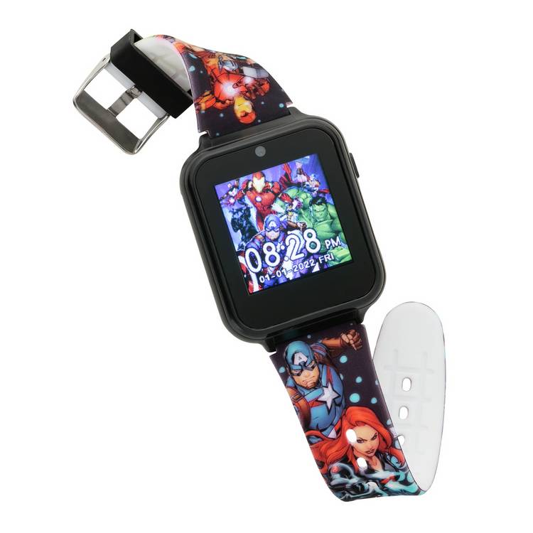 Disney Marvel Avengers kids smartwatch multicolored silicone strap, imported from the UK