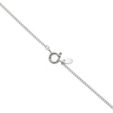 Moon & Back sterling silver moon and star pendant with cubic zirconia - British product